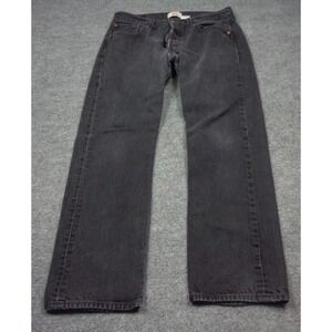 Vintage Levis 501 Jeans Mens 34x30 Black Button Fly Y2K